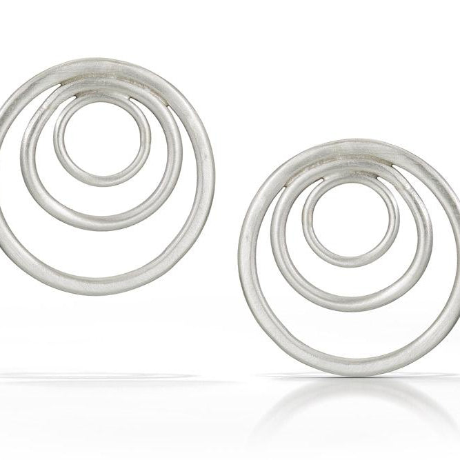 Concentric hot sale circle earrings