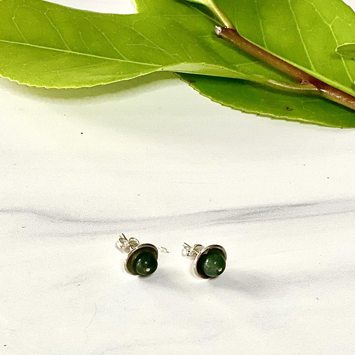 Agate hot sale stud earrings